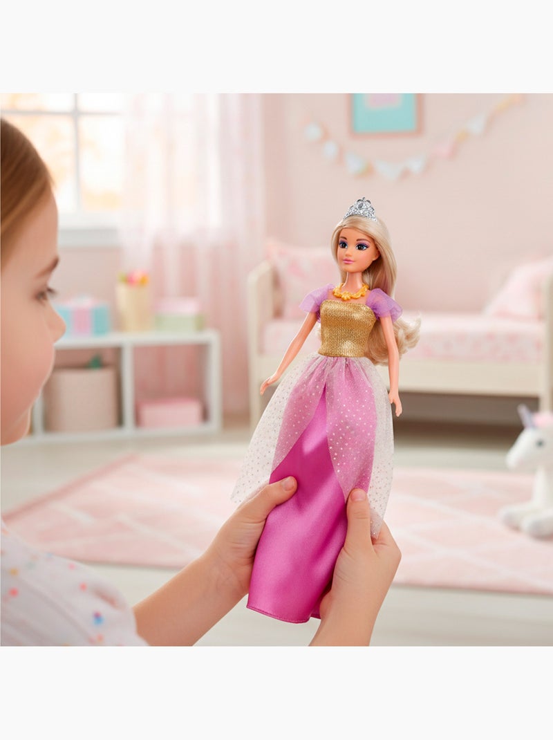 Boneca princesa 30 cm com vestidos e acessórios isabella N/D - Kiabi