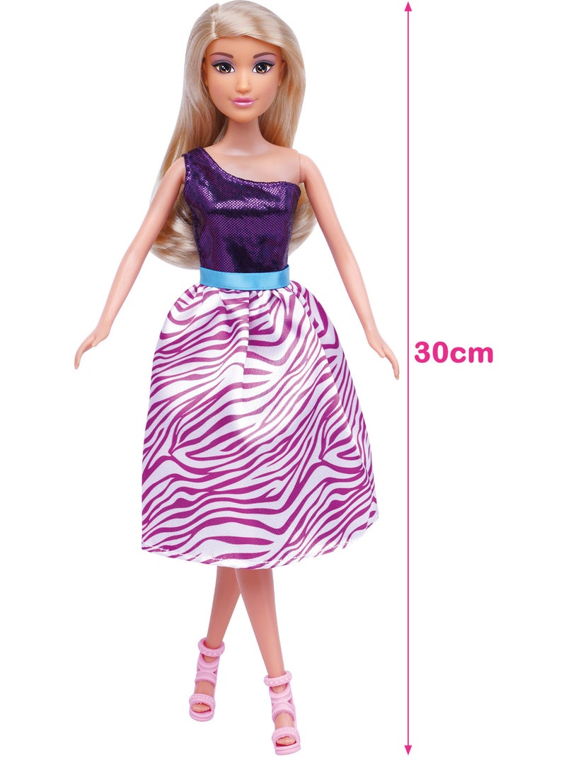 Boneca princesa 30 cm com vestidos e acessórios isabella N/D - Kiabi