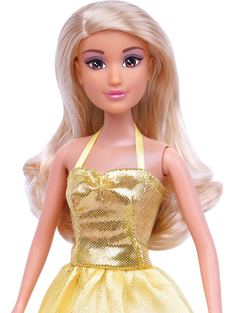 Boneca princesa 30 cm com vestidos e acessórios isabella N/D - Kiabi