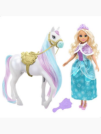 Boneca princesa com cavalo e acessórios +3 anos dreameez