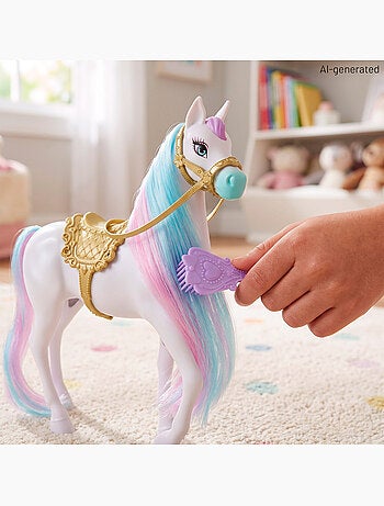 Boneca princesa com cavalo e acessórios +3 anos dreameez