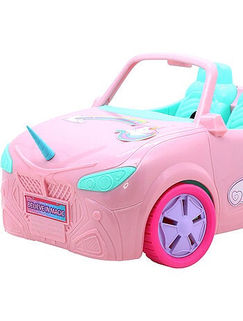 Boneca princesa unicórnio com carro +3 anos dreameez