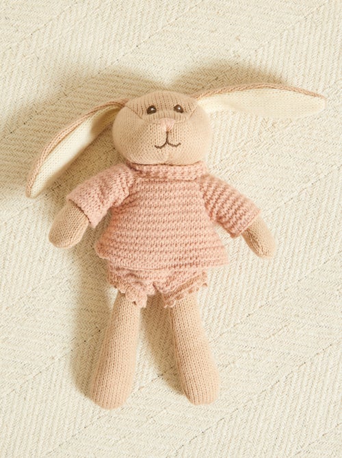 Boneco coelho tricô - Kiabi