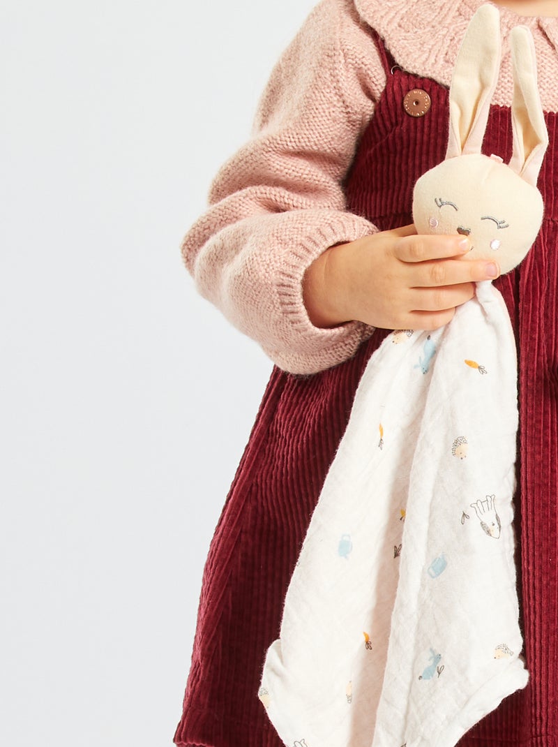 Boneco lenço em tecido ROSA - Kiabi