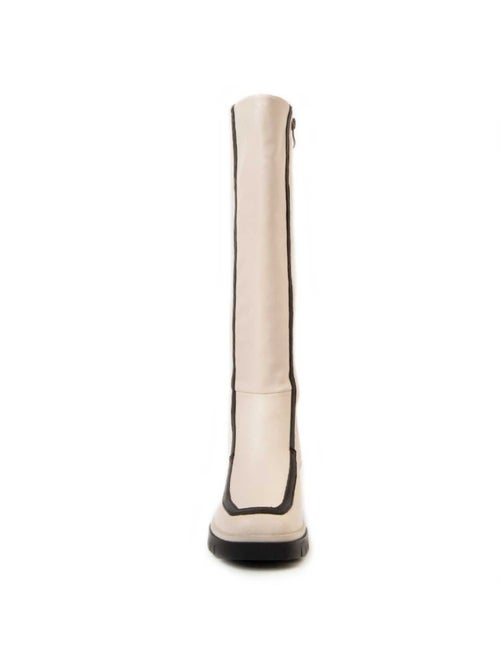 Bota Com Salto Material Sintético E Têxtil Montevita - Kiabi Bota Com Salto Material Sintético E Têxtil Montevita - Kiabi