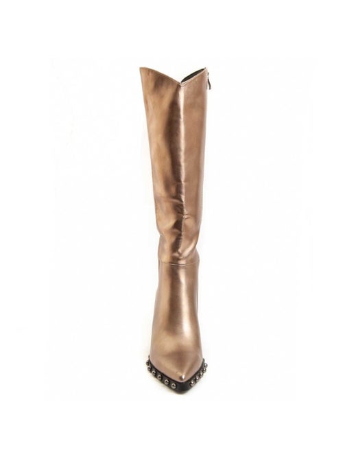 Bota Com Salto Material Sintético E Têxtil Montevita - Kiabi Bota Com Salto Material Sintético E Têxtil Montevita - Kiabi