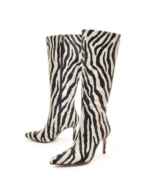 Bota Com Salto Material Sintético E Têxtil Montevita - Kiabi Bota Com Salto Material Sintético E Têxtil Montevita - Kiabi