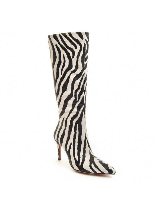 Bota Com Salto Material Sintético E Têxtil Montevita - Kiabi Bota Com Salto Material Sintético E Têxtil Montevita - Kiabi