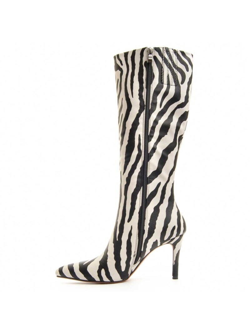 Bota Com Salto Material Sintético E Têxtil Montevita Multicolorido - Kiabi