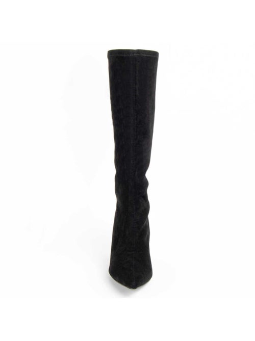 Bota Com Salto Material Sintético E Têxtil Montevita - Kiabi Bota Com Salto Material Sintético E Têxtil Montevita - Kiabi
