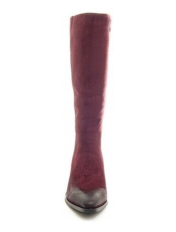 Bota Com Salto Material Sintético E Têxtil Montevita