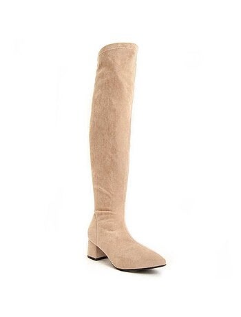 Bota Com Salto Material Sintético Montevita