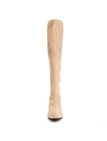 Bota Com Salto Material Sintético Montevita