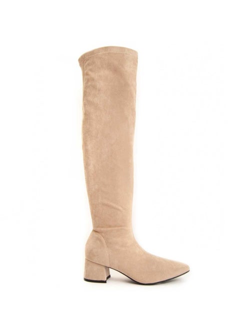 Bota Com Salto Material Sintético Montevita - Kiabi Bota Com Salto Material Sintético Montevita - Kiabi
