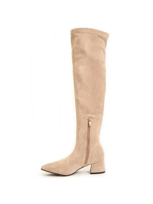 Bota Com Salto Material Sintético Montevita - Kiabi Bota Com Salto Material Sintético Montevita - Kiabi
