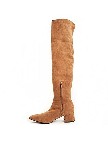 Bota Com Salto Material Sintético Montevita