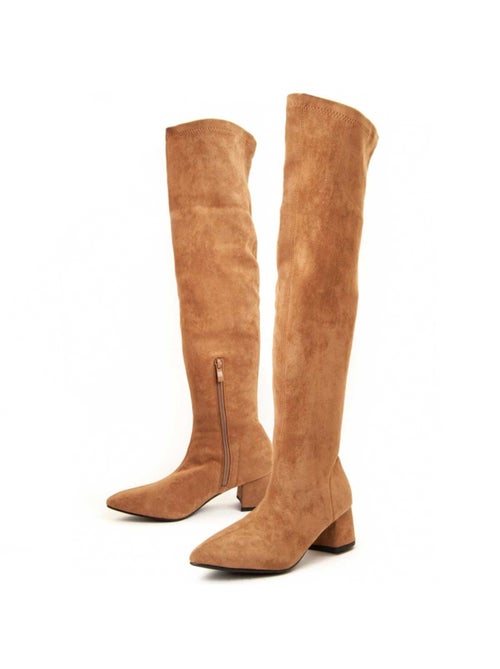 Bota Com Salto Material Sintético Montevita - Kiabi Bota Com Salto Material Sintético Montevita - Kiabi