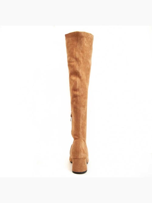 Bota Com Salto Material Sintético Montevita - Kiabi Bota Com Salto Material Sintético Montevita - Kiabi