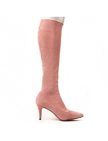 Bota Com Salto Material Sintético Montevita