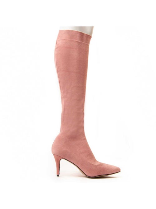 Bota Com Salto Material Sintético Montevita - Kiabi Bota Com Salto Material Sintético Montevita - Kiabi