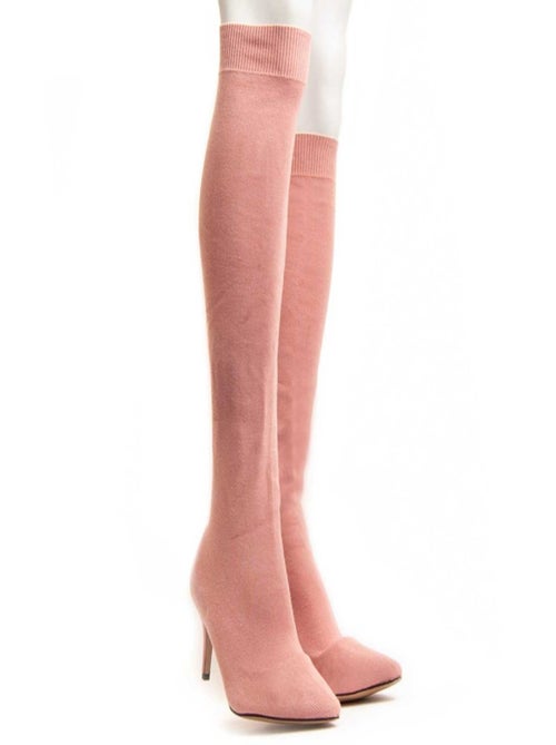 Bota Com Salto Material Sintético Montevita - Kiabi Bota Com Salto Material Sintético Montevita - Kiabi