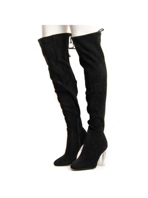 Bota Com Salto Tecido Montevita - Kiabi Bota Com Salto Tecido Montevita - Kiabi