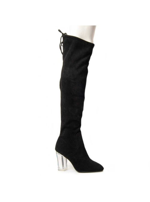 Bota Com Salto Tecido Montevita - Kiabi Bota Com Salto Tecido Montevita - Kiabi