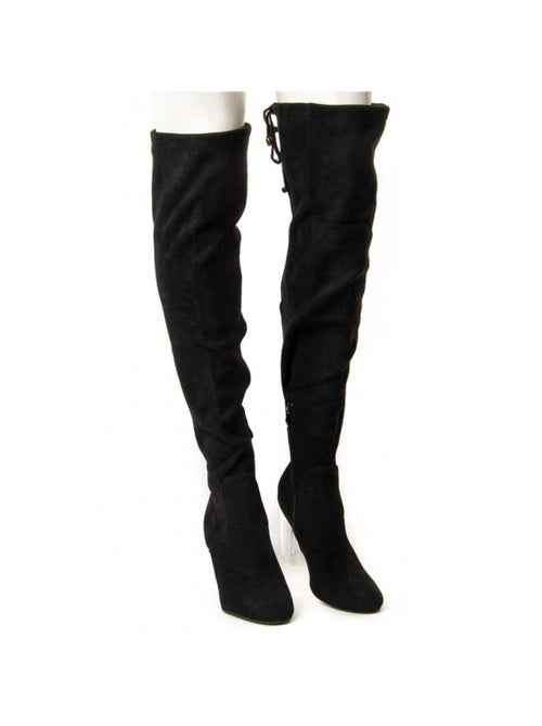 Bota Com Salto Tecido Montevita - Kiabi Bota Com Salto Tecido Montevita - Kiabi