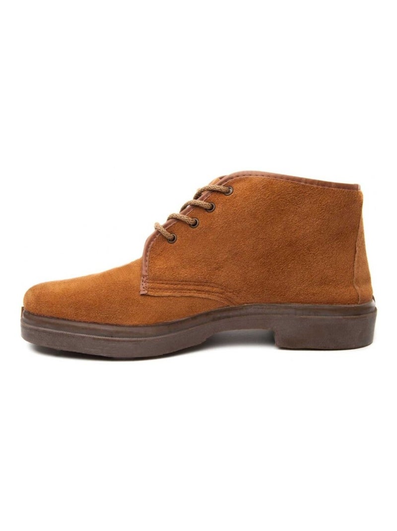 Bota couro natural montevita Castanho - Kiabi