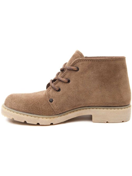 Bota Couro Natural Northome - Kiabi