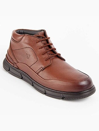 Bota Couro Natural Purapiel
