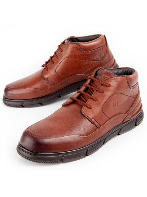Bota Couro Natural Purapiel - Kiabi Bota Couro Natural Purapiel - Kiabi