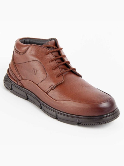 Bota Couro Natural Purapiel - Kiabi Bota Couro Natural Purapiel - Kiabi