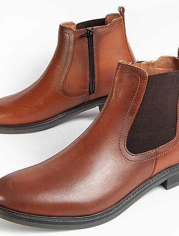 Bota Couro Natural Purapiel