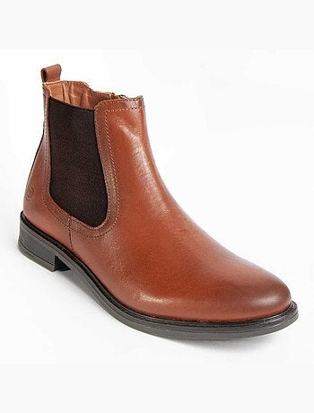 Bota Couro Natural Purapiel