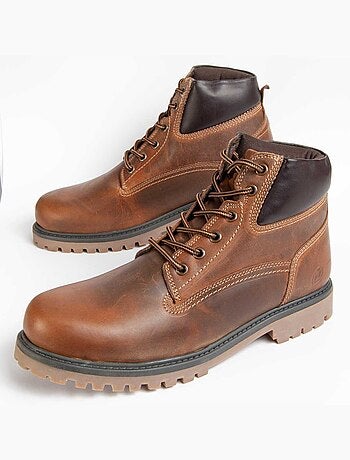 Bota Couro Natural Purapiel