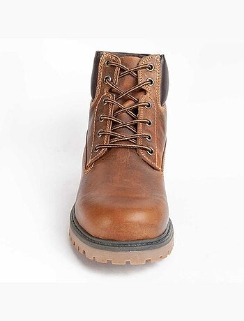 Bota Couro Natural Purapiel