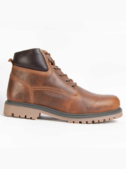Bota Couro Natural Purapiel - Kiabi Bota Couro Natural Purapiel - Kiabi