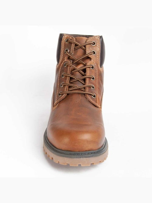 Bota Couro Natural Purapiel - Kiabi Bota Couro Natural Purapiel - Kiabi