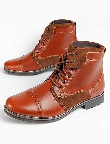 Bota Couro Natural Purapiel