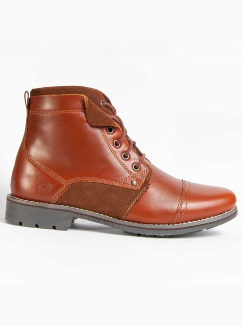 Bota Couro Natural Purapiel - Kiabi