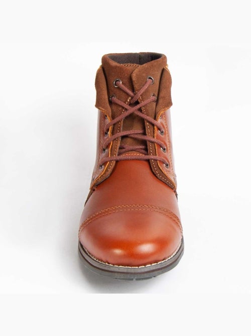 Bota Couro Natural Purapiel - Kiabi