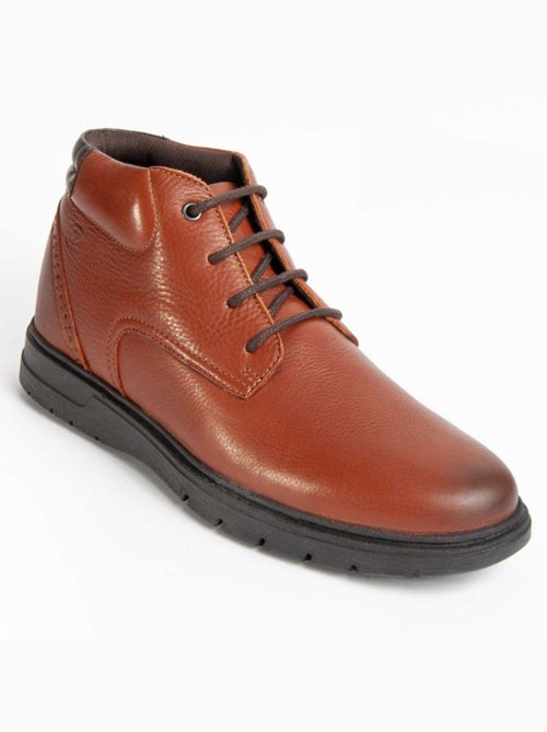 Bota Couro Natural Purapiel - Kiabi