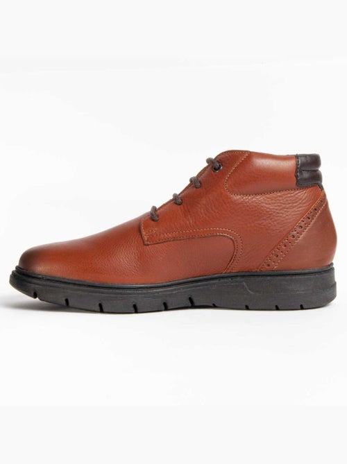 Bota Couro Natural Purapiel - Kiabi