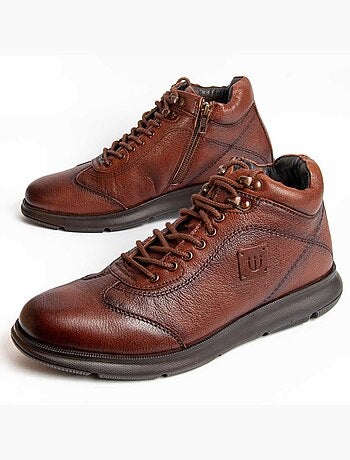 Bota Couro Natural Purapiel