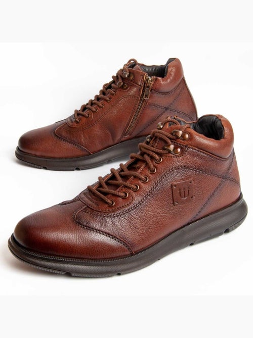Bota Couro Natural Purapiel - Kiabi Bota Couro Natural Purapiel - Kiabi