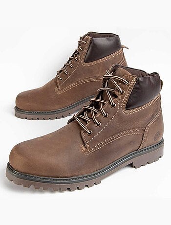 Bota Couro Natural Purapiel