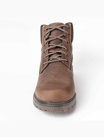 Bota Couro Natural Purapiel
