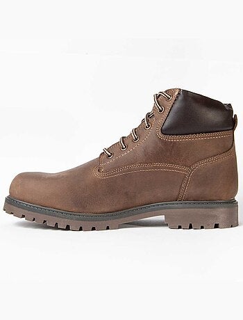 Bota Couro Natural Purapiel