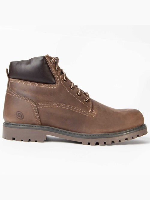 Bota Couro Natural Purapiel - Kiabi Bota Couro Natural Purapiel - Kiabi